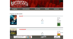 Desktop Screenshot of brennessel-kino.de